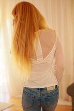 Bluse Mirale til dame fra MS StyleHaven, laget av Syntetisk, farge beige, størrelse M, med long ermer, perfekt til dress