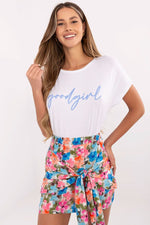 T-skjorte Sublevel til dame fra MS StyleHaven, laget av Viskose, farge Svart, størrelse XXL, med short ermer