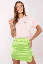 T-skjorte Sublevel til dame fra MS StyleHaven, laget av Bomull, farge Grå, størrelse XL, med short ermer