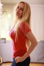 Bluse Mirale til dame fra MS StyleHaven, laget av Viskose, farge Svart, størrelse XXL, med 3-4; short ermer, perfekt til dress