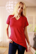 Bluse Mirale til dame fra MS StyleHaven, laget av Viskose, farge Svart, størrelse XL, med short ermer, perfekt til dress
