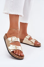 Flip-flops Step in Style til dame fra MS StyleHaven, laget av Bomull, farge Hvit, størrelse 39, med short ermer, perfekt til casual