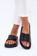 Flip-flops Step in Style til dame fra MS StyleHaven, laget av Bomull, farge Grønn, størrelse 41, med short ermer, perfekt til casual