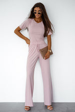 Sett LaBalancia til dame fra MS StyleHaven, laget av Viskose, farge Rosa, størrelse s, med short ermer, perfekt til dress