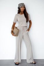 Sett LaBalancia til dame fra MS StyleHaven, laget av Viskose, farge Rosa, størrelse M, med short ermer, perfekt til dress