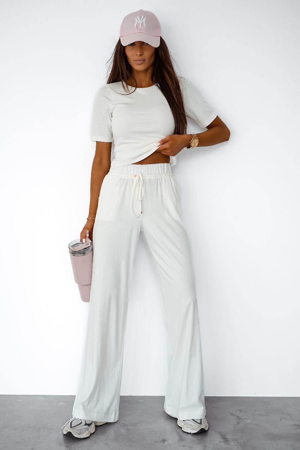 Sett LaBalancia til dame fra MS StyleHaven, laget av Viskose, farge beige 2, størrelse s, med short ermer, perfekt til dress