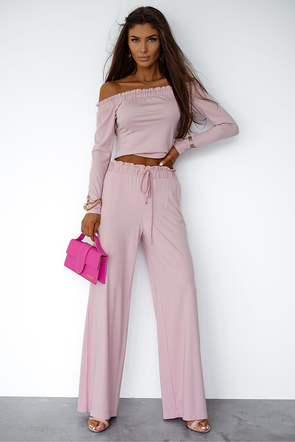 Sett LaBalancia til dame fra MS StyleHaven, laget av Viskose, farge Rosa, størrelse s, med short ermer, perfekt til dress