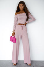 Sett LaBalancia til dame fra MS StyleHaven, laget av Viskose, farge Rosa, størrelse s, med short ermer, perfekt til dress