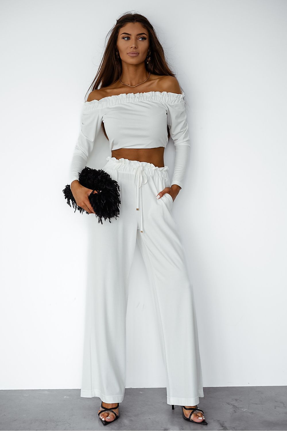 Sett LaBalancia til dame fra MS StyleHaven, laget av Viskose, farge beige, størrelse M, med short ermer, perfekt til dress