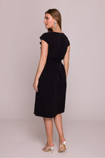 Cocktailkjole Stylove til dame fra MS StyleHaven, laget av polyester, farge Rosa, størrelse L, med short ermer, perfekt til dress