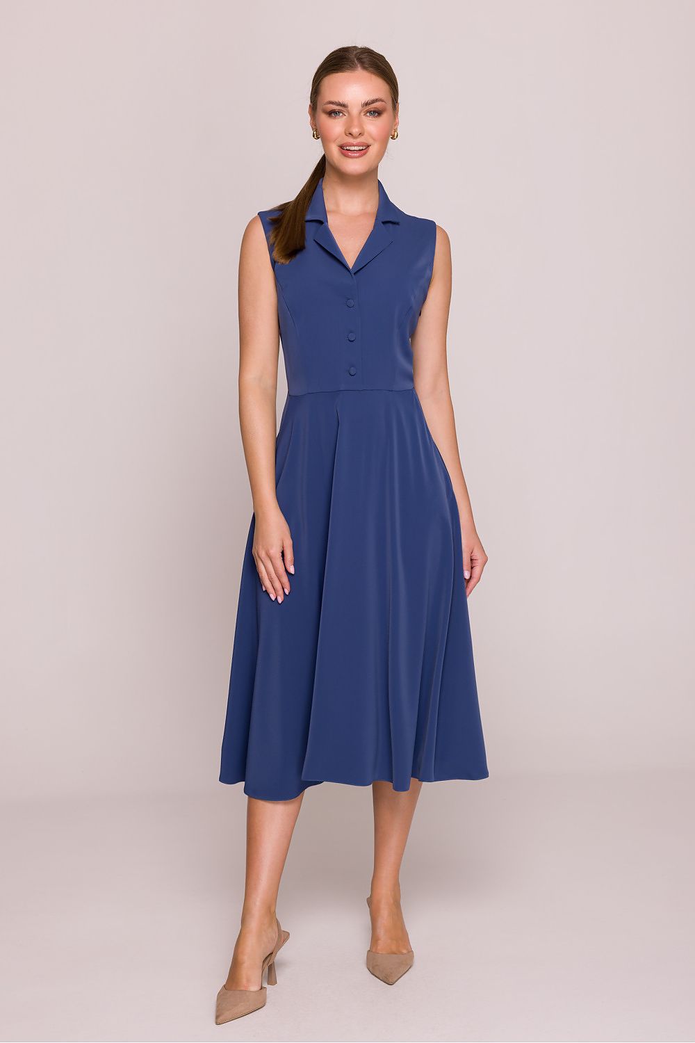 Cocktailkjole Stylove til dame fra MS StyleHaven, laget av polyester, farge Rosa, størrelse s, med sleeveless ermer, perfekt til dress
