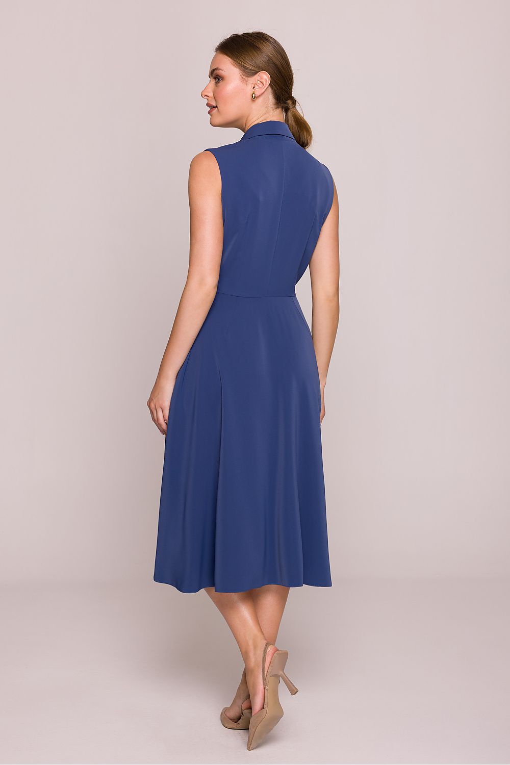 Cocktailkjole Stylove til dame fra MS StyleHaven, laget av polyester, farge Rosa, størrelse M, med sleeveless ermer, perfekt til dress