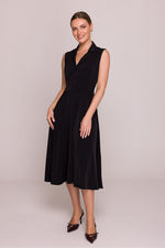Cocktailkjole Stylove til dame fra MS StyleHaven, laget av polyester, farge Rosa, størrelse L, med sleeveless ermer, perfekt til dress