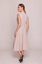 Cocktailkjole Stylove til dame fra MS StyleHaven, laget av polyester, farge Blå, størrelse M, med sleeveless ermer, perfekt til dress