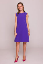Dagkjole Stylove til dame fra MS StyleHaven, laget av polyester; Viskose, farge Grå 2, størrelse L, med sleeveless ermer, perfekt til dress