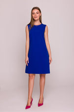 Dagkjole Stylove til dame fra MS StyleHaven, laget av polyester; Viskose, farge Fiolett, størrelse s, med sleeveless ermer, perfekt til dress