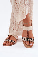 Sandaler Step in style til dame fra MS StyleHaven, laget av Bomull, farge Brun, størrelse 39, med short ermer, perfekt til casual