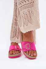 Flip-flops Step in Style til dame fra MS StyleHaven, laget av Bomull, farge Rosa, størrelse 38, med short ermer, perfekt til casual