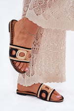 Flip-flops Step in Style til dame fra MS StyleHaven, laget av Bomull, farge Svart, størrelse 38, med short ermer, perfekt til casual