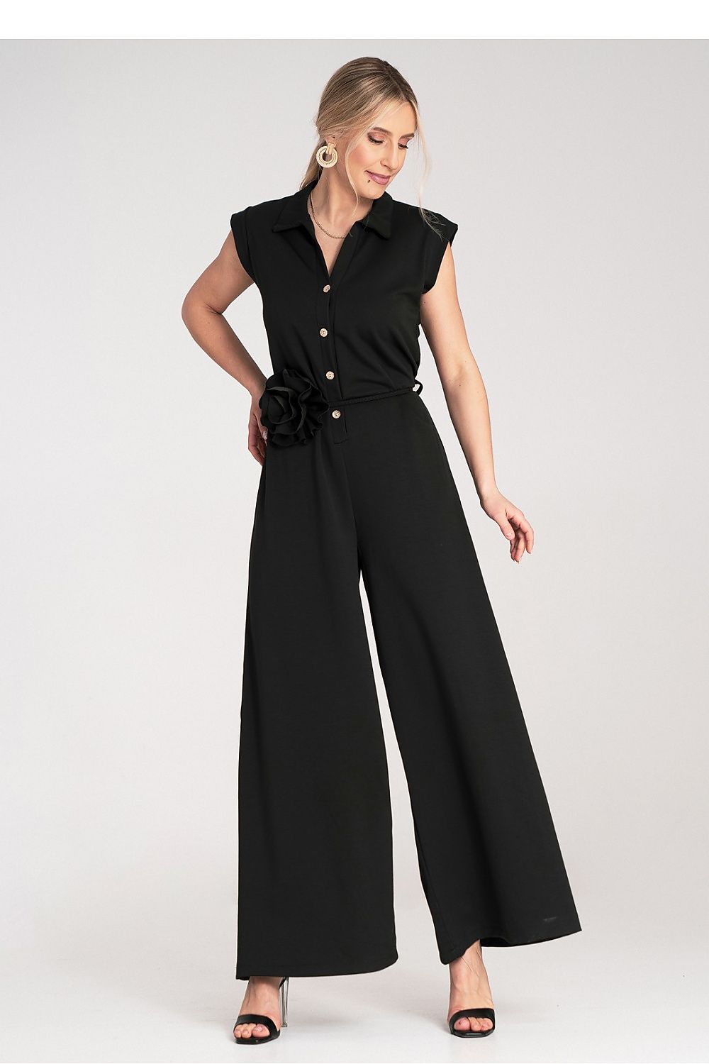 Drakt Figl til dame fra MS StyleHaven, laget av polyester; Viskose, farge Rosa, størrelse S/M, med sleeveless ermer, perfekt til dress