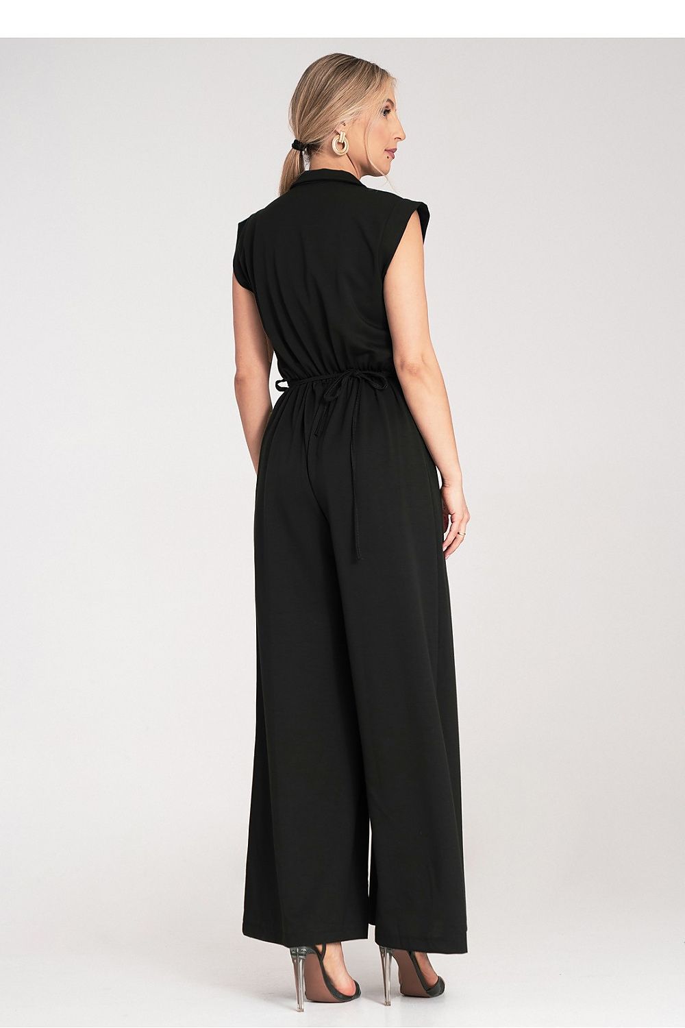 Drakt Figl til dame fra MS StyleHaven, laget av polyester; Viskose, farge Grønn, størrelse S/M, med sleeveless ermer, perfekt til dress