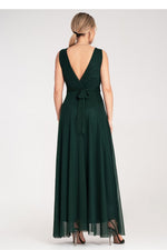 Cocktailkjole Figl til dame fra MS StyleHaven, laget av polyester, farge Hvit, størrelse S/M, med sleeveless ermer, perfekt til dress