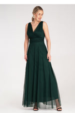 Cocktailkjole Figl til dame fra MS StyleHaven, laget av polyester, farge Rosa, størrelse S/M, med sleeveless ermer, perfekt til dress