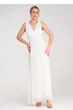 Cocktailkjole Figl til dame fra MS StyleHaven, laget av polyester, farge Rosa, størrelse S/M, med sleeveless ermer, perfekt til dress