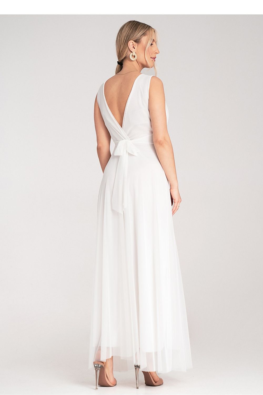Cocktailkjole Figl til dame fra MS StyleHaven, laget av polyester, farge Rosa, størrelse S/M, med sleeveless ermer, perfekt til dress