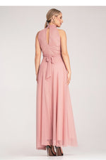 Cocktailkjole Figl til dame fra MS StyleHaven, laget av polyester, farge Svart, størrelse S/M, med sleeveless ermer, perfekt til dress