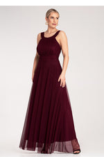 Aftenkjole Figl til dame fra MS StyleHaven, laget av polyester, farge Svart, størrelse S/M, med sleeveless ermer, perfekt til dress