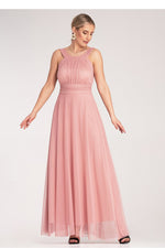 Aftenkjole Figl til dame fra MS StyleHaven, laget av polyester, farge Svart, størrelse S/M, med sleeveless ermer, perfekt til dress
