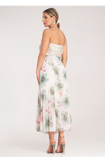 Skjørt Figl til dame fra MS StyleHaven, laget av polyester, farge Grønn, størrelse S/M, med 3-4; long ermer, perfekt til dress