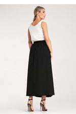 Skjørt Figl til dame fra MS StyleHaven, laget av polyester, farge beige, størrelse S/M, med 3-4; long ermer, perfekt til dress