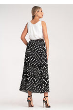 Skjørt Figl til dame fra MS StyleHaven, laget av polyester, farge Rosa, størrelse S/M, med 3-4; long ermer, perfekt til dress