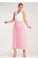Skjørt Figl til dame fra MS StyleHaven, laget av polyester, farge Grønn, størrelse S/M, med 3-4; long ermer, perfekt til dress