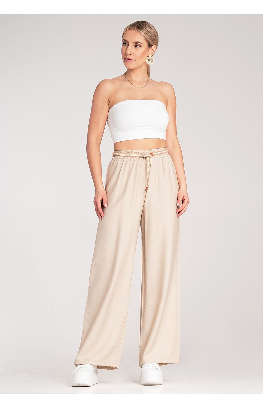 Damebukser Figl til dame fra MS StyleHaven, laget av Viskose, farge Blå, størrelse S/M, med 3-4; long ermer, perfekt til dress