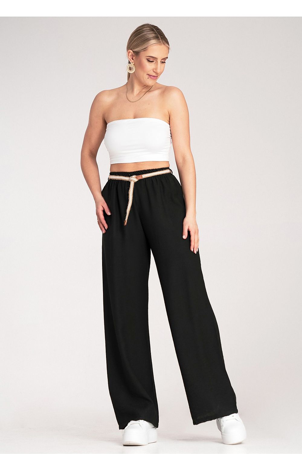 Damebukser Figl til dame fra MS StyleHaven, laget av Viskose, farge Svart, størrelse S/M, med 3-4; long ermer, perfekt til dress