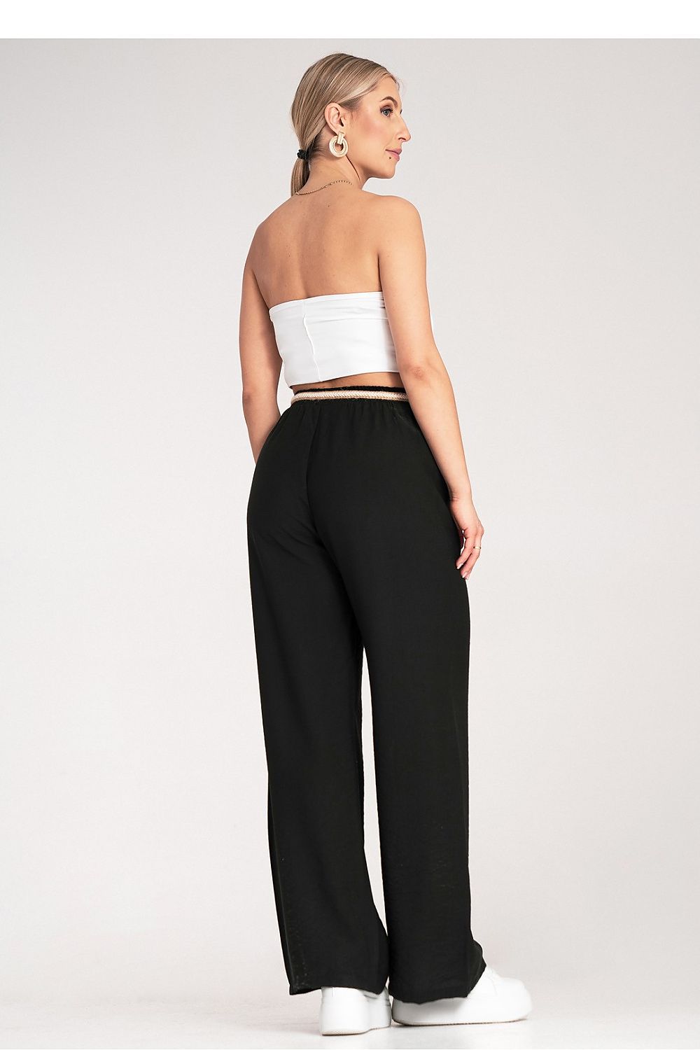 Damebukser Figl til dame fra MS StyleHaven, laget av Viskose, farge Svart, størrelse S/M, med 3-4; long ermer, perfekt til dress