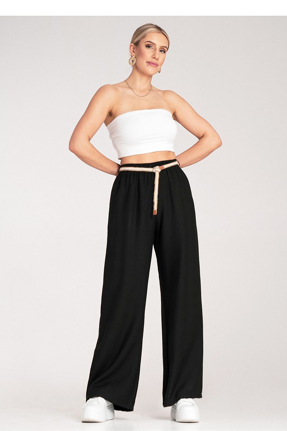 Damebukser Figl til dame fra MS StyleHaven, laget av Viskose, farge Svart, størrelse S/M, med 3-4; long ermer, perfekt til dress