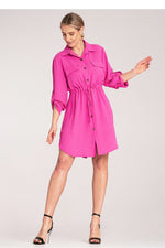 Dagkjole Figl til dame fra MS StyleHaven, laget av polyester, farge Blå, størrelse S/M, med 45720 ermer, perfekt til dress