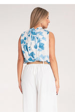 Bluse Figl til dame fra MS StyleHaven, laget av polyester, farge Rosa, størrelse S/M, med sleeveless ermer, perfekt til dress