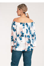 Bluse Figl til dame fra MS StyleHaven, laget av polyester, farge Rosa, størrelse S/M, med 45720 ermer, perfekt til dress
