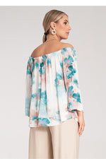 Bluse Figl til dame fra MS StyleHaven, laget av polyester, farge Rosa, størrelse S/M, med 45720 ermer, perfekt til dress