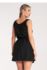 Bluse Figl til dame fra MS StyleHaven, laget av polyester, farge Svart, størrelse S/M, med sleeveless ermer, perfekt til dress