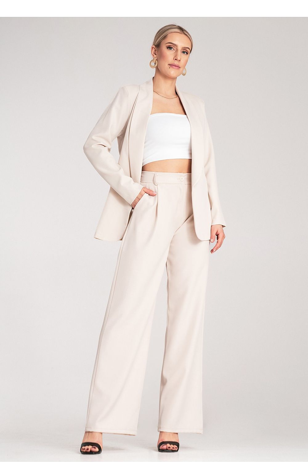 Jakke Figl til dame fra MS StyleHaven, laget av polyester, farge Svart, størrelse S/M, med long ermer, perfekt til dress