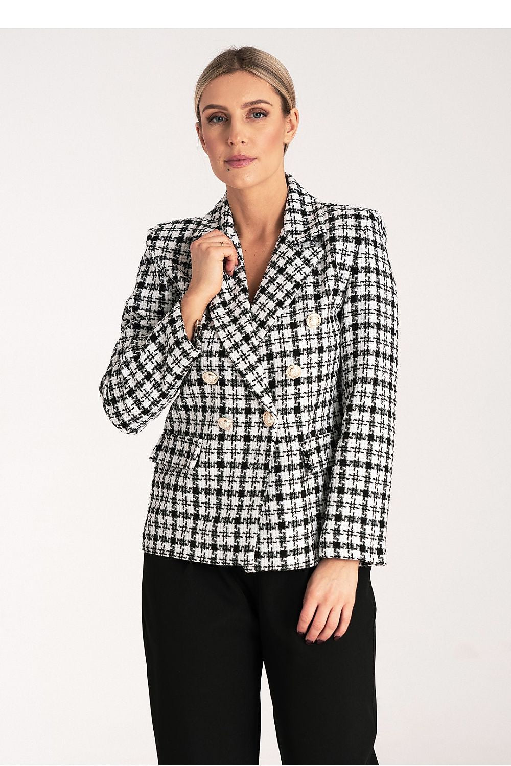 Jakke Figl til dame fra MS StyleHaven, laget av Bomull; polyester, farge Rosa, størrelse S/M, med long ermer, perfekt til dress