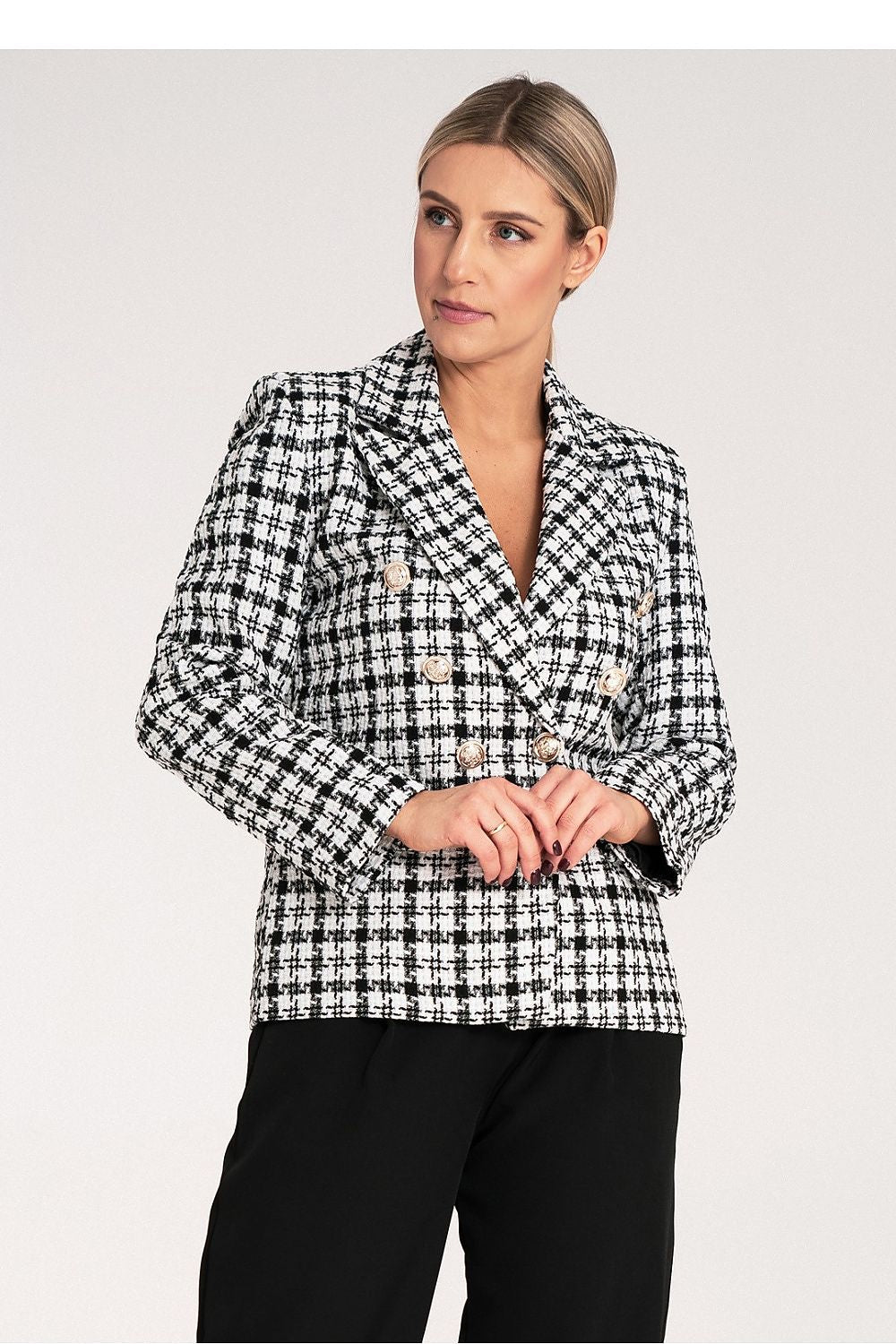 Jakke Figl til dame fra MS StyleHaven, laget av Bomull; polyester, farge Rosa, størrelse S/M, med long ermer, perfekt til dress