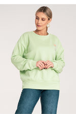 Genser Figl til dame fra MS StyleHaven, laget av Bomull; polyester, farge Fiolett, størrelse S/M, med long ermer, perfekt til dress