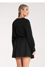 Bluse Figl til dame fra MS StyleHaven, laget av polyester, farge Hvit, størrelse S/M, med long ermer, perfekt til dress